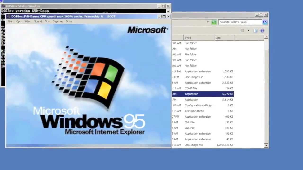windows 95 dosbox image